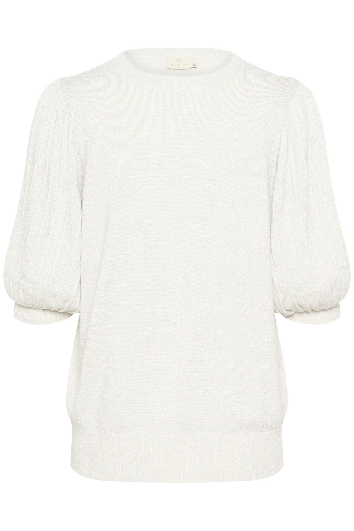 Kaffe Regina Pleat Pullover chalk
