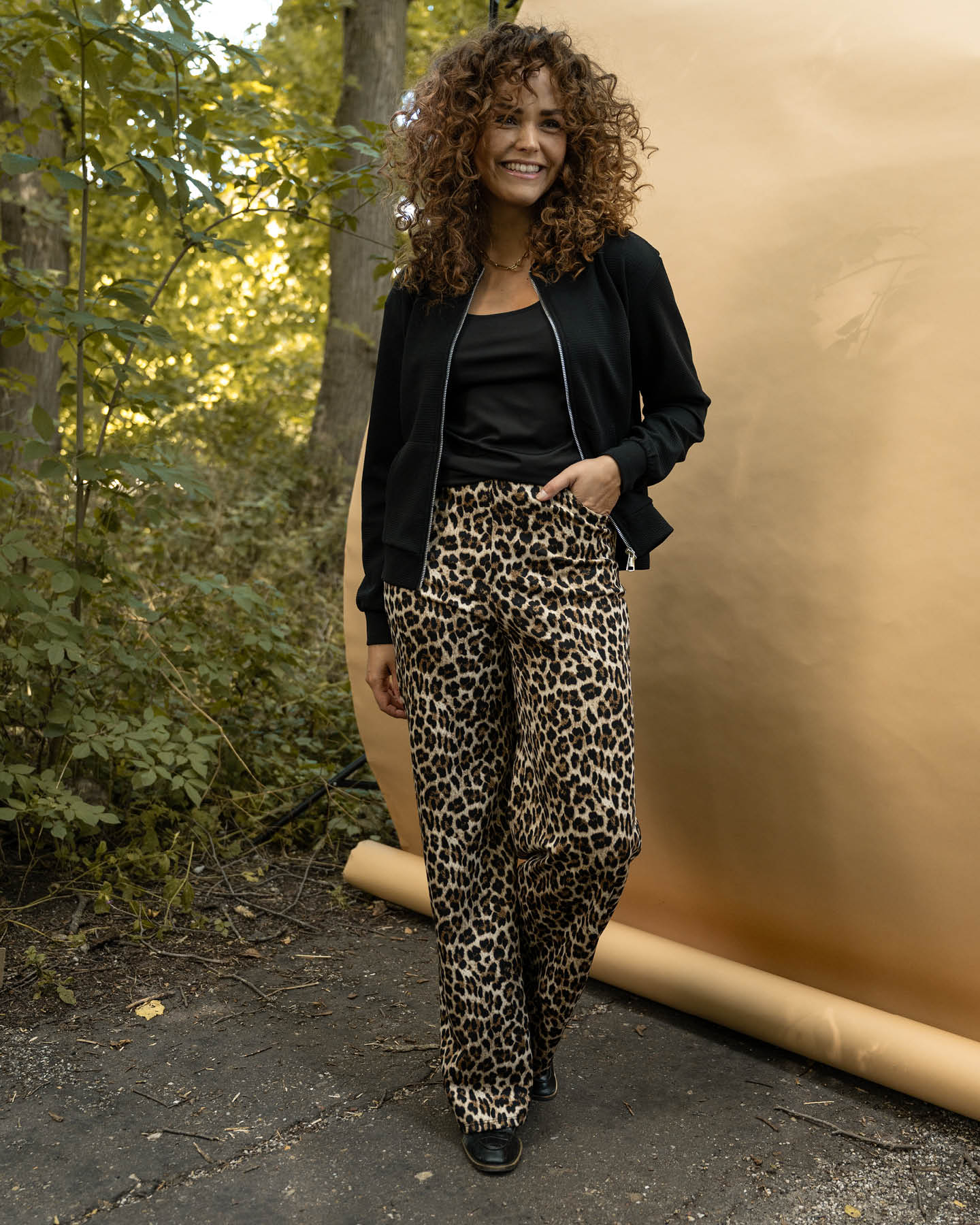 Fos Amsterdam pants Bentha leopard