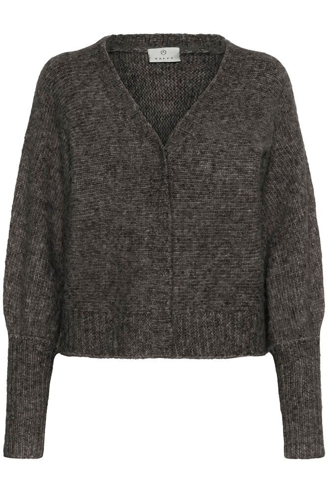 Kaffe Cuba Knit Cardigan dark grey melange