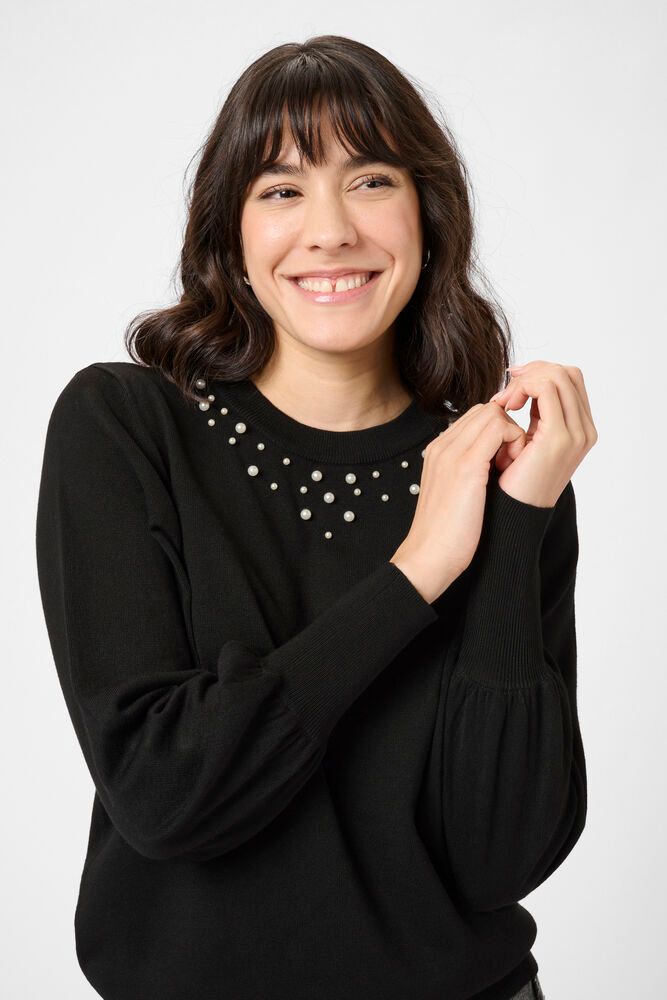 Kaffe Lizza Bead Pullover black