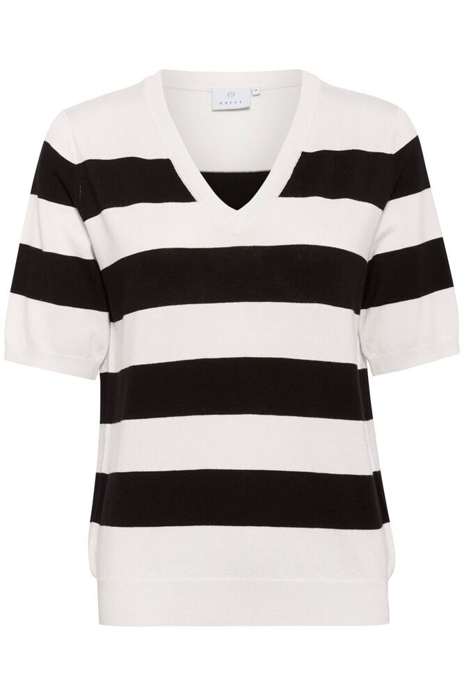 Kaffe Lizza Striped V-neck