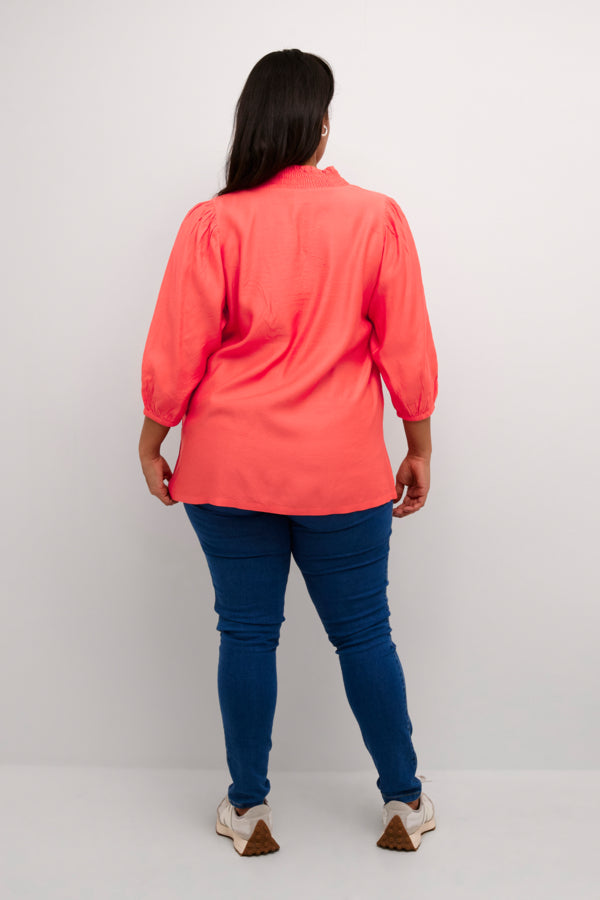 Kaffe curve dania Blouse  cayenne