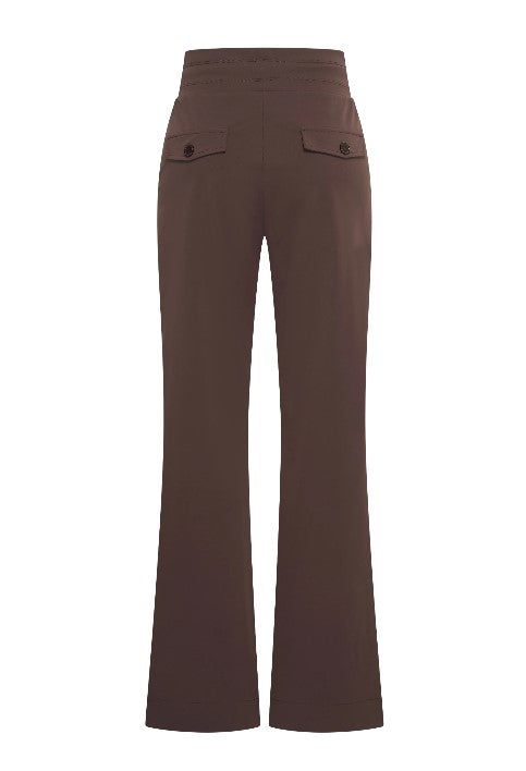 Mi Piace heavy travel broek straight espresso