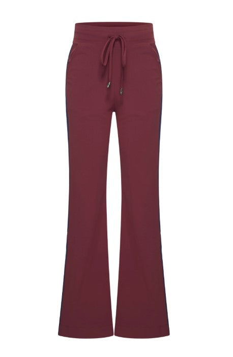 Mi Piace Travel pants tape burgundy 202668