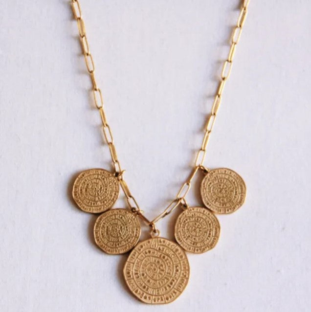 Ketting met munten Bazou