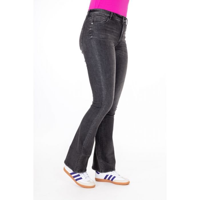 Raizzed Faye mid grey stone boot cut