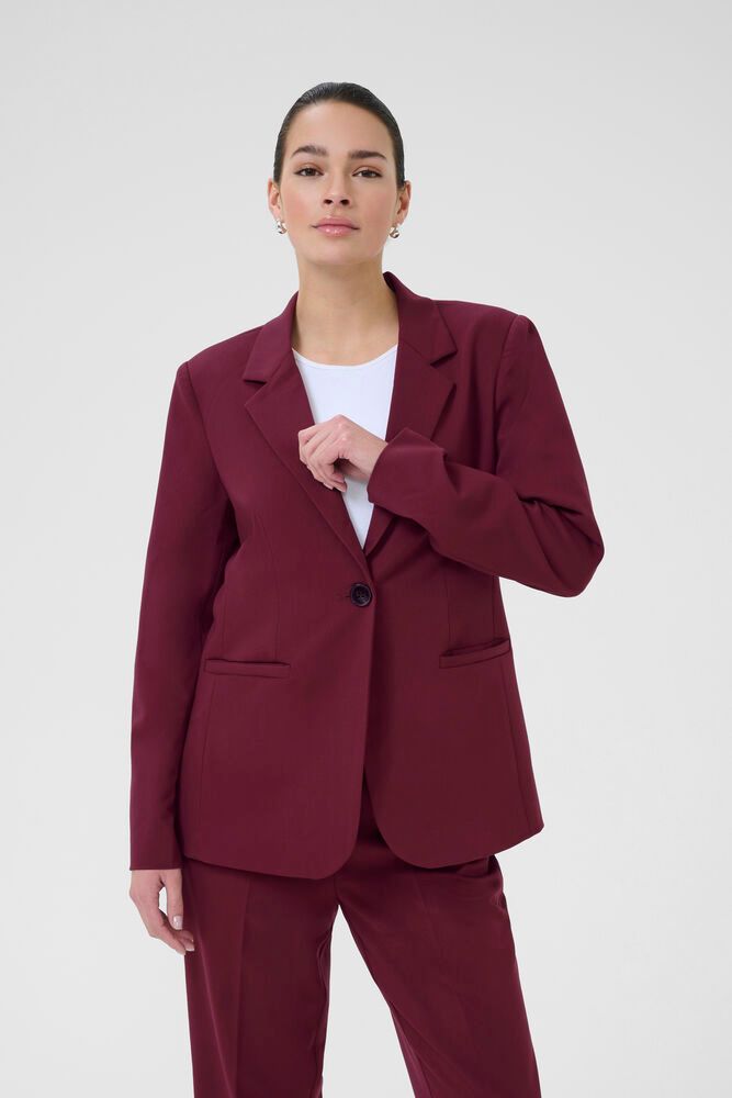 kaffe sakura blazer bordeaux burgundy