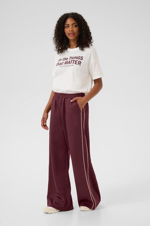 Kaffe cory sport pants bies windsor wine
