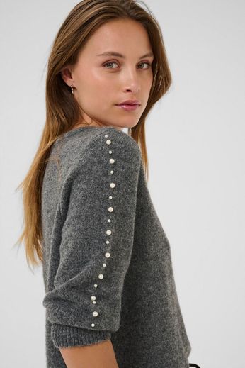 Kaffe Betty Pullover grey melange
