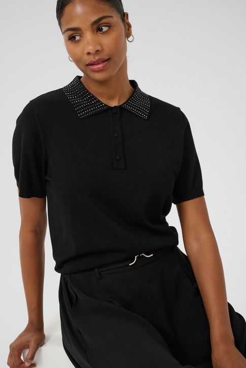Kaffe Carly Polo black