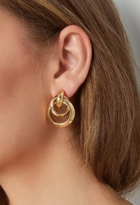 Round and round oorbellen