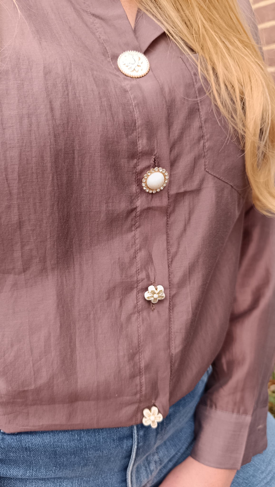 Bruine blouse