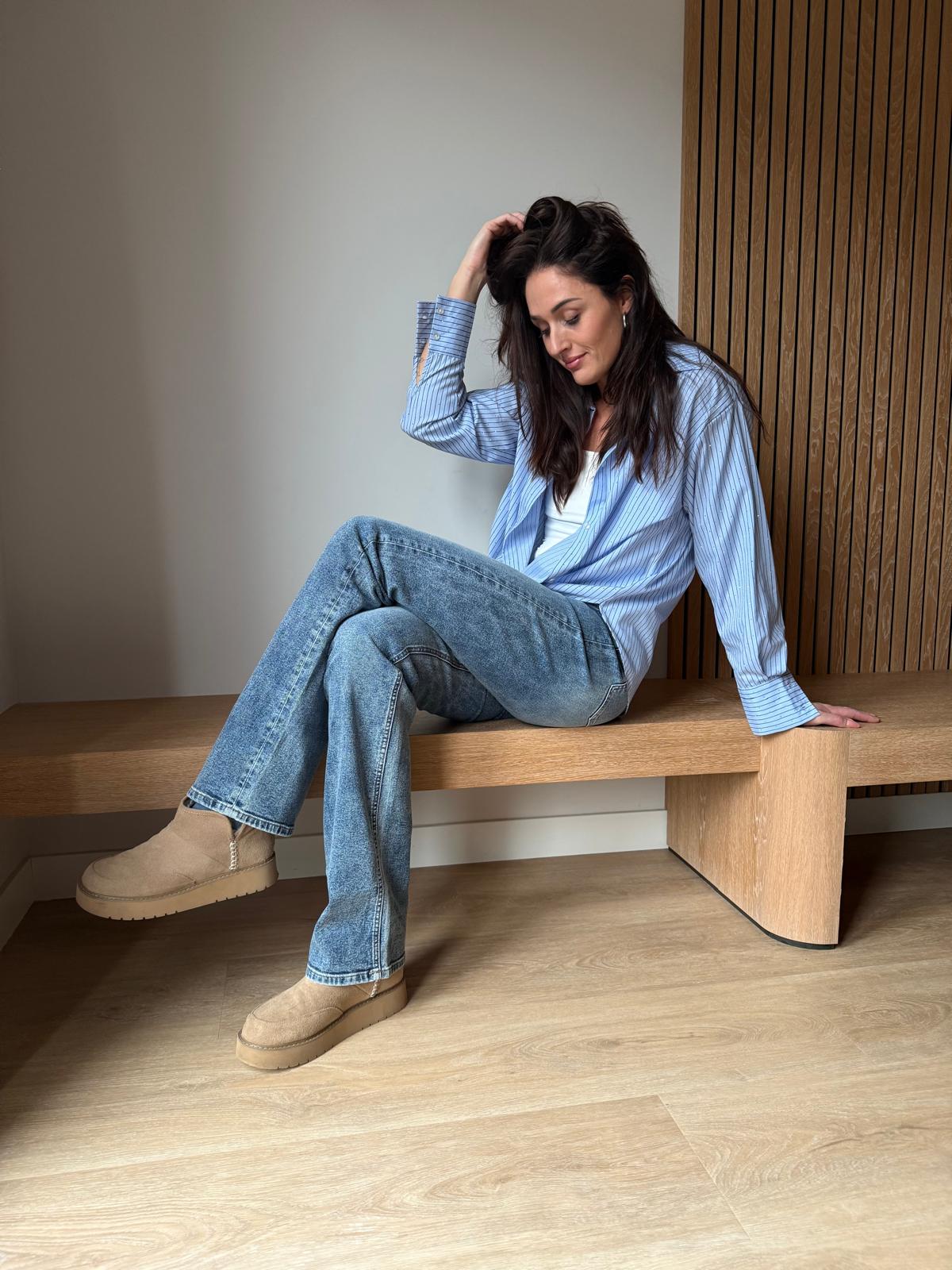 Raizzed Sarah straight dark blue stone RD01