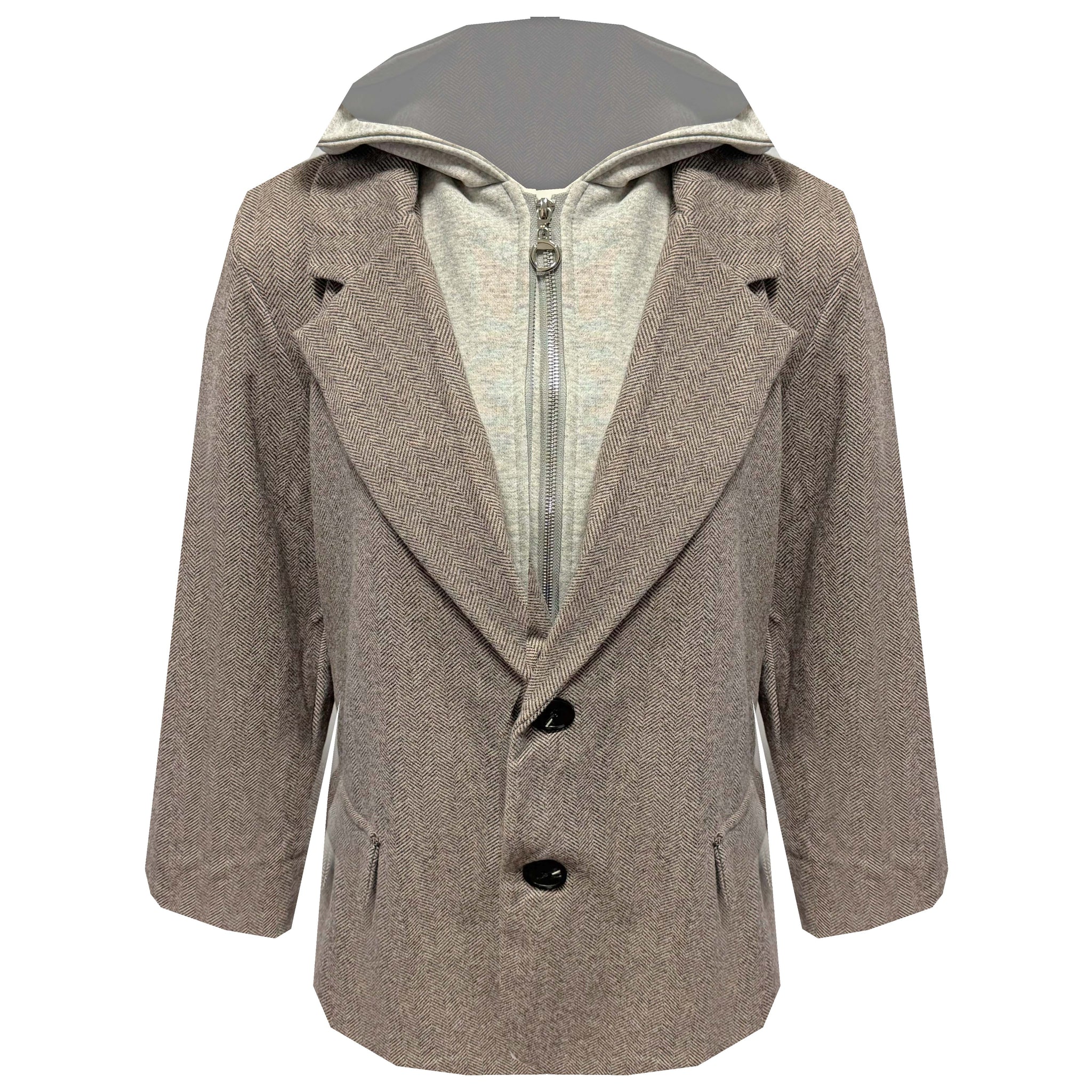 Blazer met capuchon