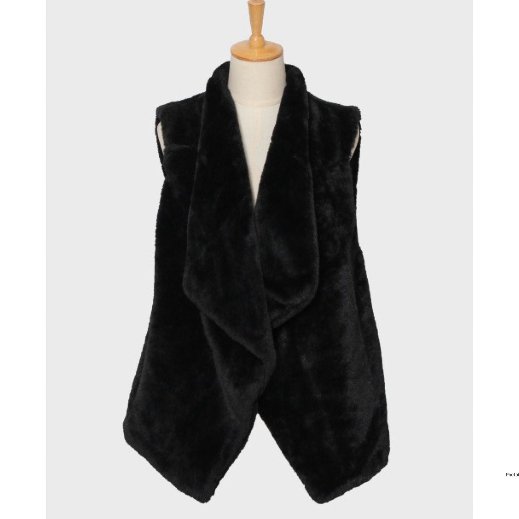 Fake fur gilet