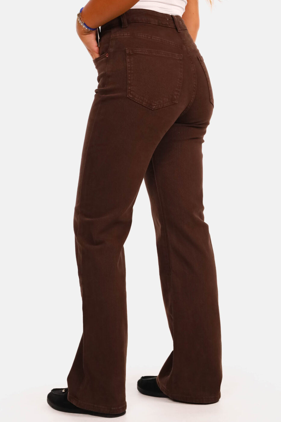 Norfy straight leg brown