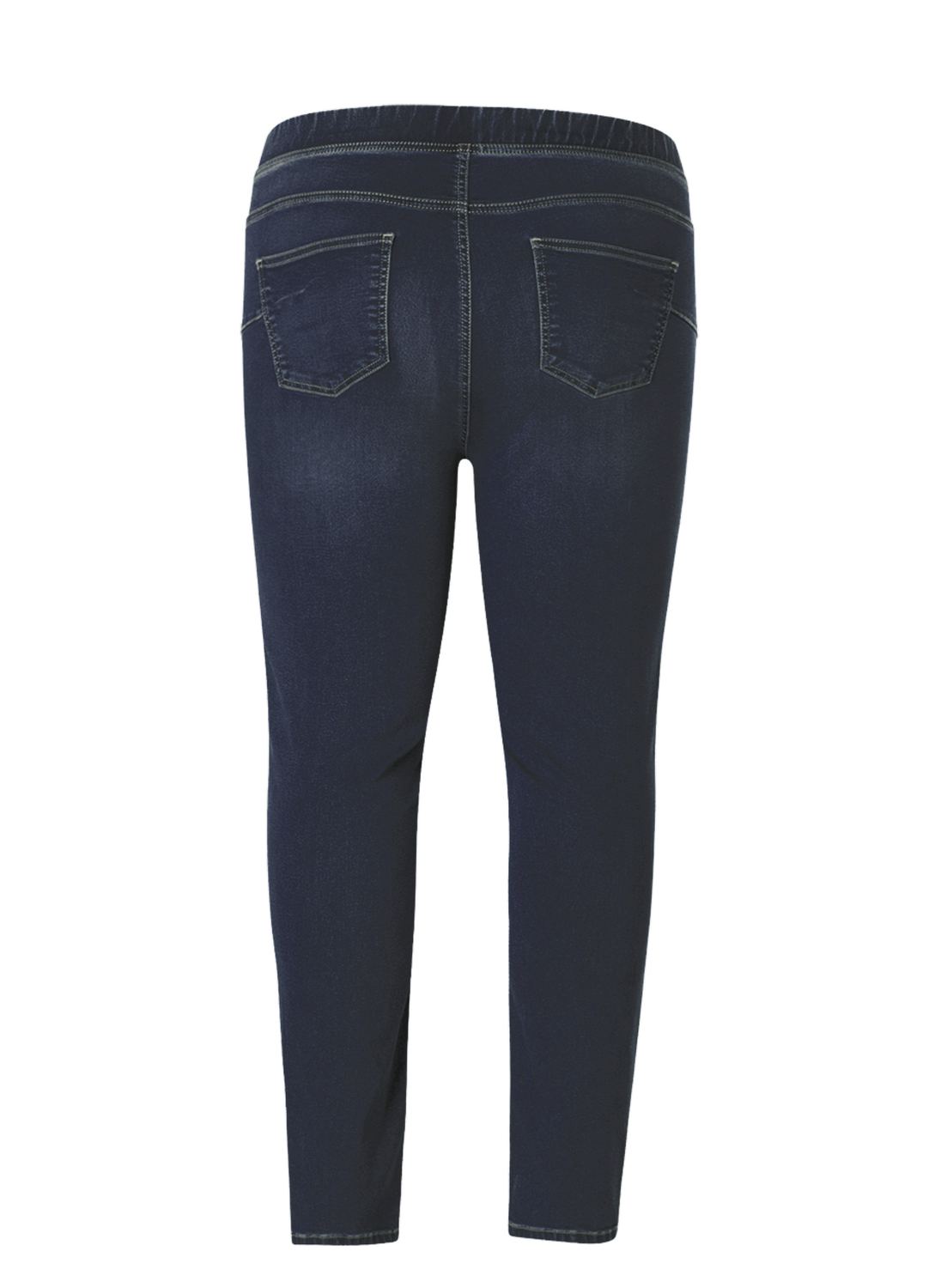 Base levelCurvy  jeans tregging dark blue Tessa